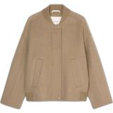 Marc O'Polo - Wollen Jasje - Beige - Relaxed Pasvorm