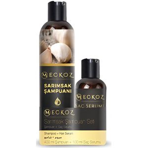 Knoflook Shampoo & Serum Set – Krachtig Tegen Haaruitval & Voor Sterk, Gezond Haar – 400ml Shampoo + 100ml Serum