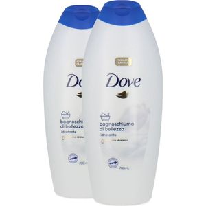 Dove Caring Bath 2 stuks à 700 ml - Moisturizing (Italiaanse tekst)