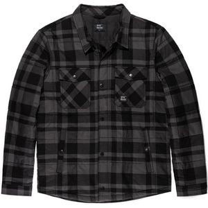 Vintage Industries Flanell-Jacke Square+ Padded Shirt Grey Check-M