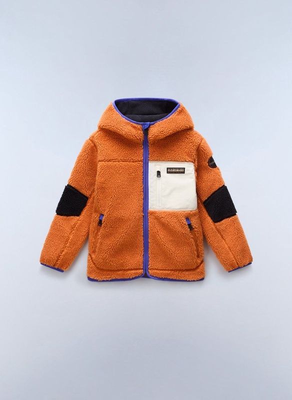 Napapijri - K Yupik Fzh 3 - Hoodie - Oranje - Kinder