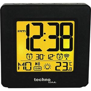 Sprechende Funkwecker met Tijd- en Temperatuurondersteuning - Innovatieve Klok met Binnen- en Buitentemperatuur