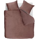 Ambiante - Velvety - Dekbedovertrek - Roze - Lits-Jumeaux - 240 x 200/220 cm