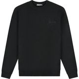 Malelions - Oversized Knitted Signature Sweater - Zwart - Gebreide Trui