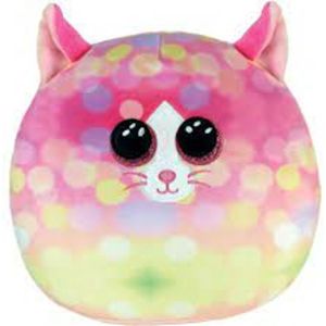 TY Squish a Boo Sonny Pink Cat 20 cm