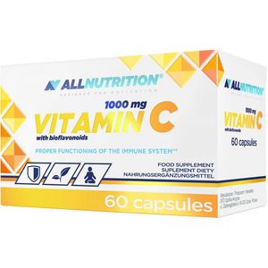 ALLNUTRITION | Vitamine C 1000mg – 60 capsules | Hoge Dosis Supplement voor Immuniteit, Collageen & Antioxidant | 60 capsules