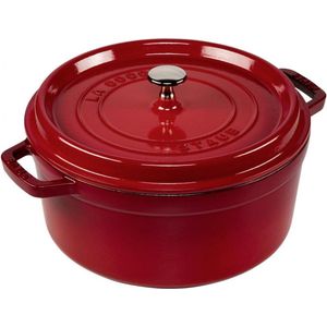 Staub Braadpan - Rond - 26 cm - Kers