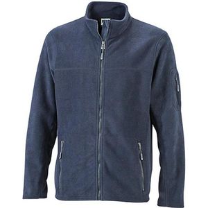 James and Nicholson Heren Werkkleding Fleece Jas (Marine/Navy)