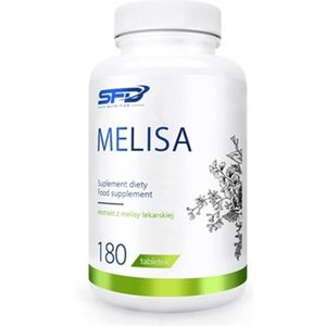 SFD | Melisa 200 mg – 180 tabletten | Natuurlijk Supplement voor Ontspanning, Stressvermindering & Goede Nachtrust | 180 tabletten