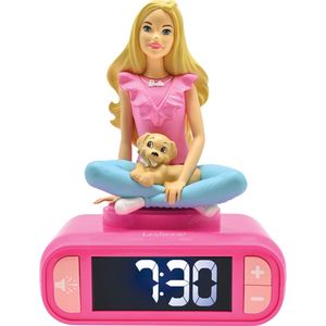 Barbie 3D Wekker met nachtlampje en geluiden