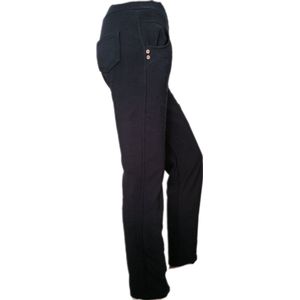 Dames - Broek - Warme Thermo Comfortbroek - 7/8 - Jegging - Gevoerd - Kleur Grijs - Maat 6-7XL 52-54