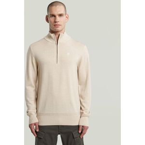 G-star - Premium Core - Half Rits Trui - 100% Verantwoorde Merinowol