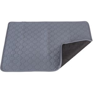 Puppy Trainingsmat - Puppy Training Pads - Honden Toilet - Waterdicht Wasbaar en herbruikbaar - 70 x 50 cm - Grijs
