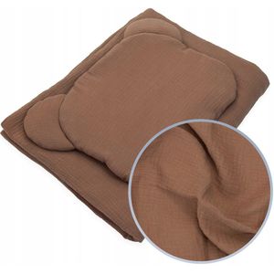 Kerstin Muslin Dekentje 75x100 cm Premium met Mutsje