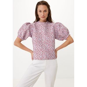 Mexx Jacquard Top Roze - Maat M