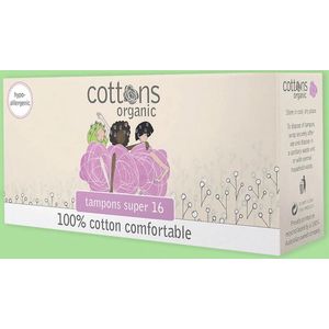 Cottons Super - 16 stuks - Tampons