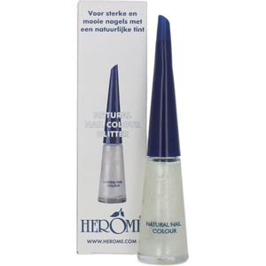 Herome Natural Nail Colour Glitter - verstevigende nagellak met een natuurlijke glans - 10ml.
