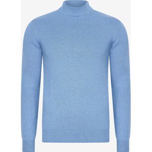 Innocente Turtleneck Trui - Skyblue - Maat S