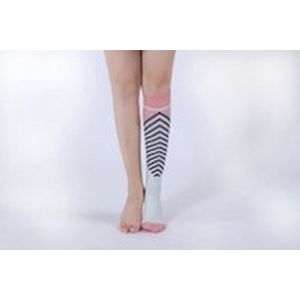Kousen, Compressie, roze grijs wit