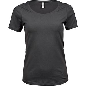 Tee Jays Women´s Stretch Tee TJ450 - Dark Grey (Solid) - S