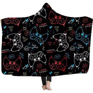Hoodie Deken Met Mouwen - Onesie - Plaid - Fleece Blanket - Knuffeldeken - Dames - Heren - Volwassenen - Gaming