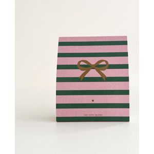 Bath bombs mini | Ribbon stripe | per 3 stuks | My paperstation | Cadeau |