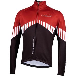 Nalini - Heren - Fietsjack winter - Winddicht Warm Wielrenjack - Rood - Zwart - NEW CYGNUS JKT - S