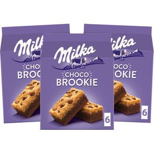 Milka Brookie - combinatie van cookie en brownie - 152g x 3