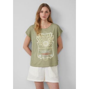 QS - Shirt - Lichtgeel - Pastelgroen - Lichtrood - Wit - T-shirt