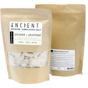 Himalaya Badzout Mix - Huid Verzorging - Geranium, Grapefruit, Vitamine E Olie & Kamillebloemen - 500gram