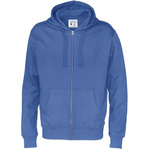 Cottover HOODIE FULL ZIP MAN - GOTS GECERTIFICEERD 141010 - Blauw - L