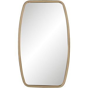 Vtw Living - Ovale Spiegel - Wandspiegel - Grote Spiegel - Metaal - Gouden Rand - 60 cm