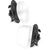 Pyle - Midbass 2-weg Luidsprekers - Inbouwluidspreker voor Plafond - 16,5 cm - 200 Watt