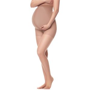 Antie - AN-FI-M5108 - Panty - Lichtbruin - 20 DEN - Zwangerschapspanty