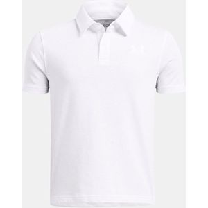Under Armour - Ua B Icon Polo - Kinder Poloshirt - Wit