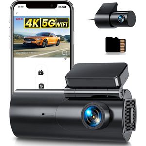 Dashcam voor auto voor en achter – Dual dashcam – Voor- en achtercamera – Autocamera – Full HD dashcam – Dashcam met nachtzicht – Dashcam met bewegingssensor – Groothoeklens – Parkeermodus – Loop recording – Dashcam met SD-kaart