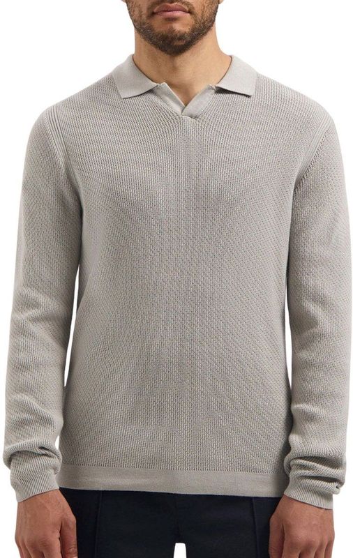 Dstrezzed Kostas Knitted Longsleeve Polo Heren - Maat L