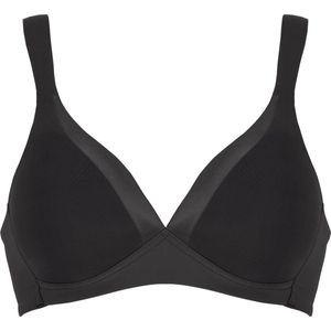 Naturana - Soft bh met glansband - 5119 - Zwart - 70B