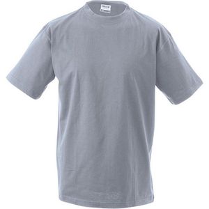 James and Nicholson - Heren Workwear T-Shirt (Grijs)