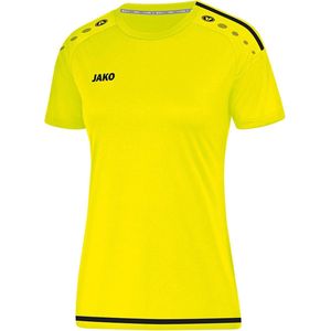 Jako Striker 2.0 SS  Sportshirt - Maat 34  - Vrouwen - geel/zwart
