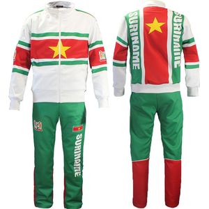 Suriname Vlag Trainingspak Tracksuit Chill Outfit - Origineel Design - XXXL