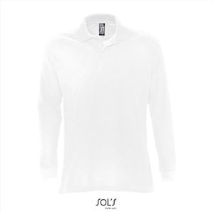 SOL'S Long Sleeve Polo Star L539 - White - XXL