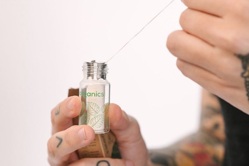 Georganics | Natuurlijk flosdraad | spearmint | Eco | Vegan | 50 meter