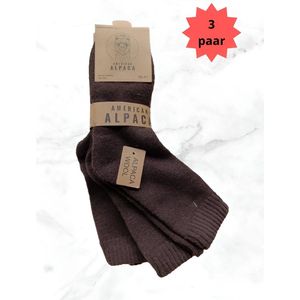 Alpaca - 3 paar - Maat 36-41 - Dames & Heren - Alpaca Wol - Warm | Sports4You