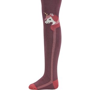 Maillot Ewers Kindermaat - Lila & Roze met Eenhoorn - Lurex roze/goudkleurige streep-92/98