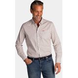 NZA - Katoenen Overhemd - Wit - Stretch