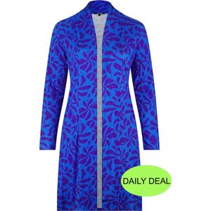 Cardigan - Granada - Vest - A-lijn - Lange Mouwen - Jersey Stof met Allover Print