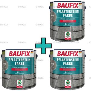 BAUFIX Impregnerende Tuintegel verf grijs Voordeelverpakking 22.5 m²