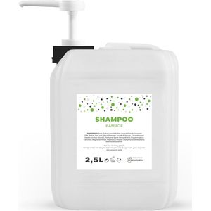 Shampoo - Bamboe - Parelmoer - 2,5 Liter - Jerrycan - Met pomp - Navulling - Navullen