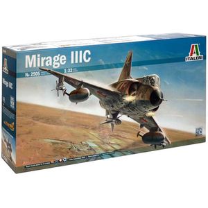 1:32 Italeri 2505 Mirage IIIC Plastic Modelbouwpakket